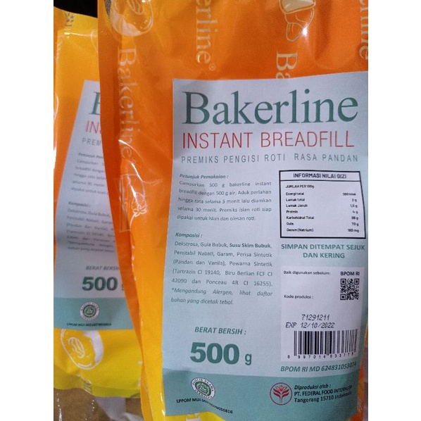 

Selai srikaya pandan Bakerline
