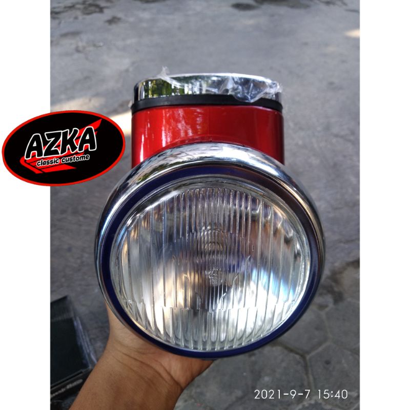 BATOK ASTRA S90 SET LAMPU DAN SPIDO BATOK S90 MERAH HITAM