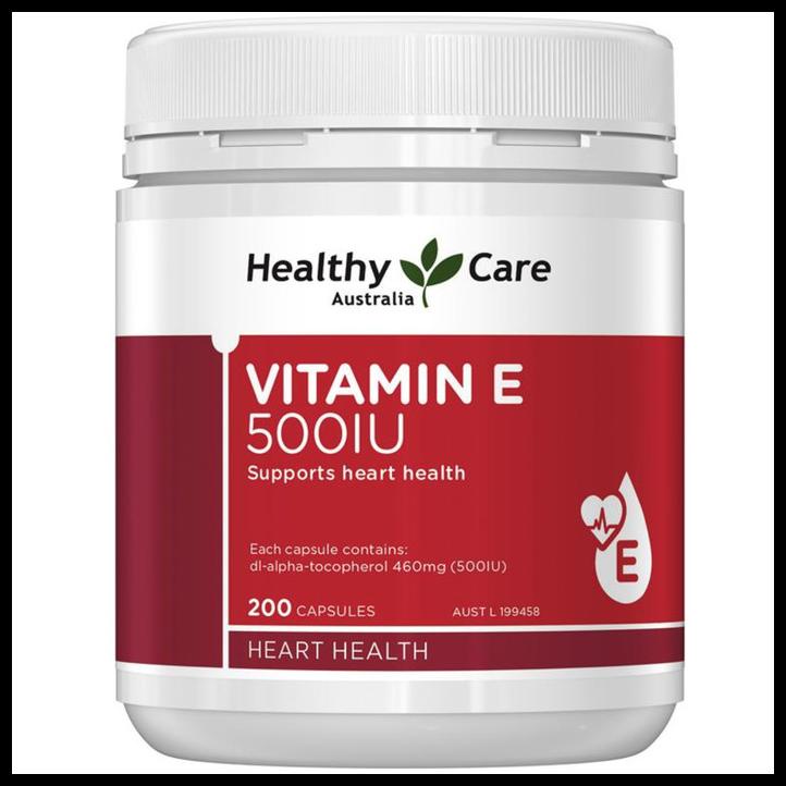 Healthy Care Vitamin E 500Iu - 200 Capsules