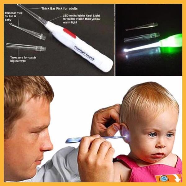 [DEASHOP] PEMBERSIH TELINGA LED / EARPICK LED / KOREK KUPING BAYI / KOREK KUPING LAMPU