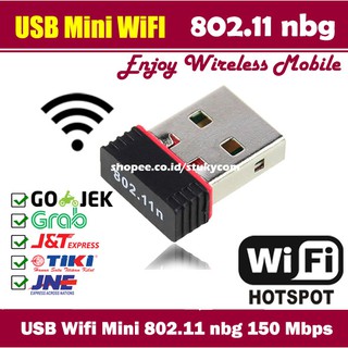 Mini WiFi Dongle USB Wireless Adapter 150 Mbps