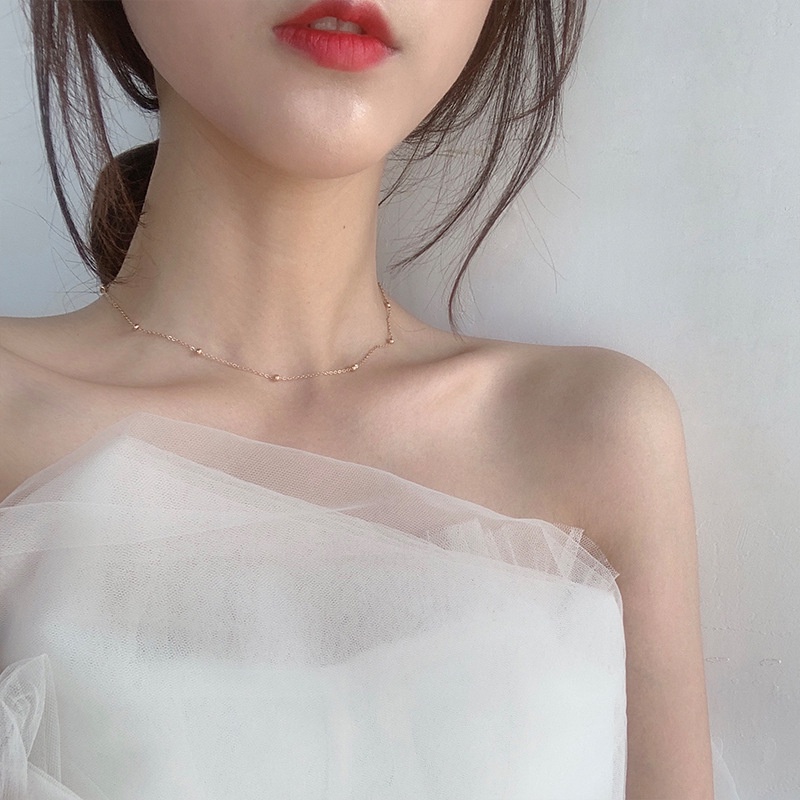 Kalung KL156 Stainless Steel / Titanium Premium Fashion Wanita Kalung unik Lucu Elegant /Deluna/ BS