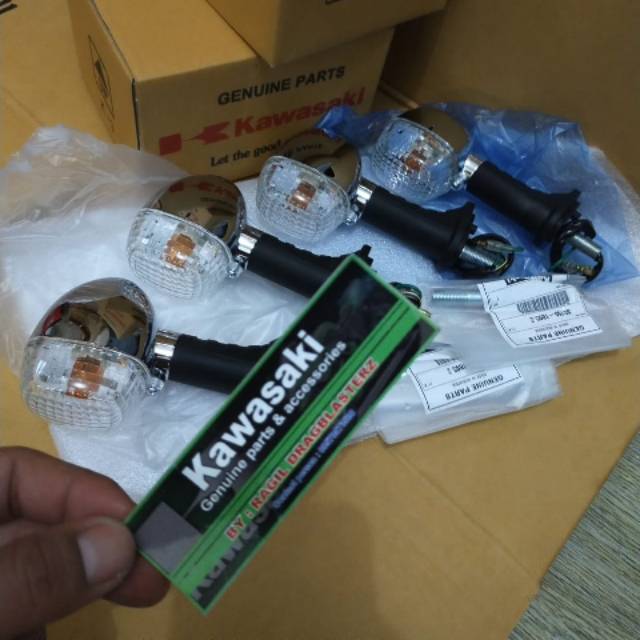 Sen sein depan belakang ninja r ninja ss 1 pasang original Kawasaki