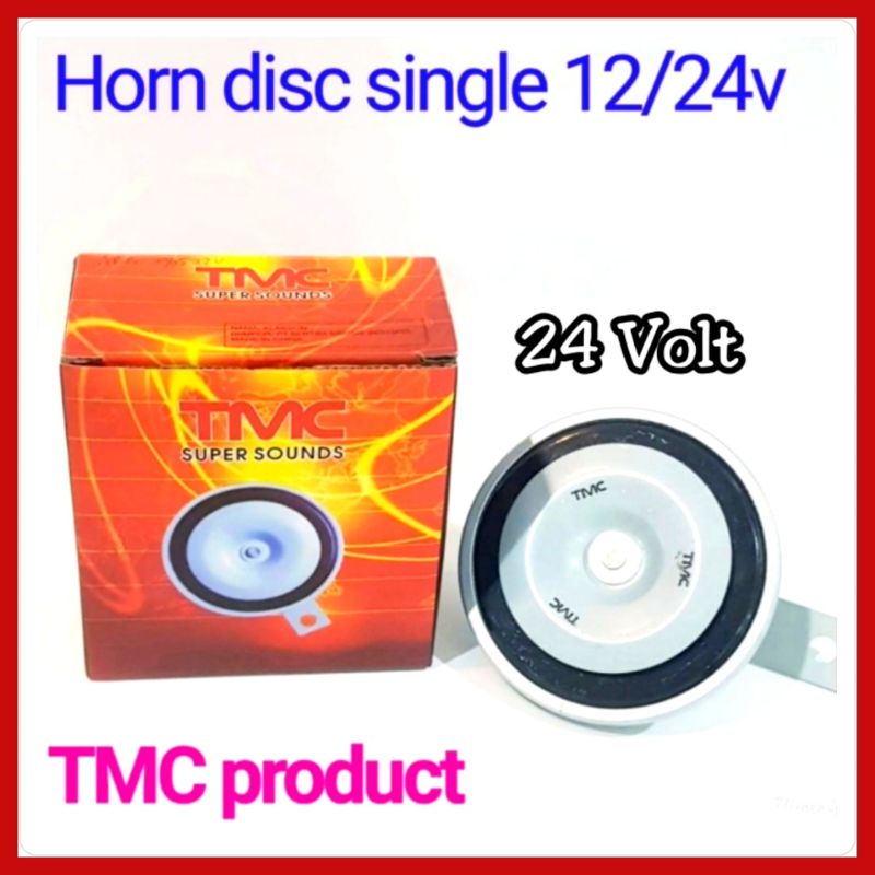 Klakson Disc Engkel 12V &amp; 24V Merk TMC