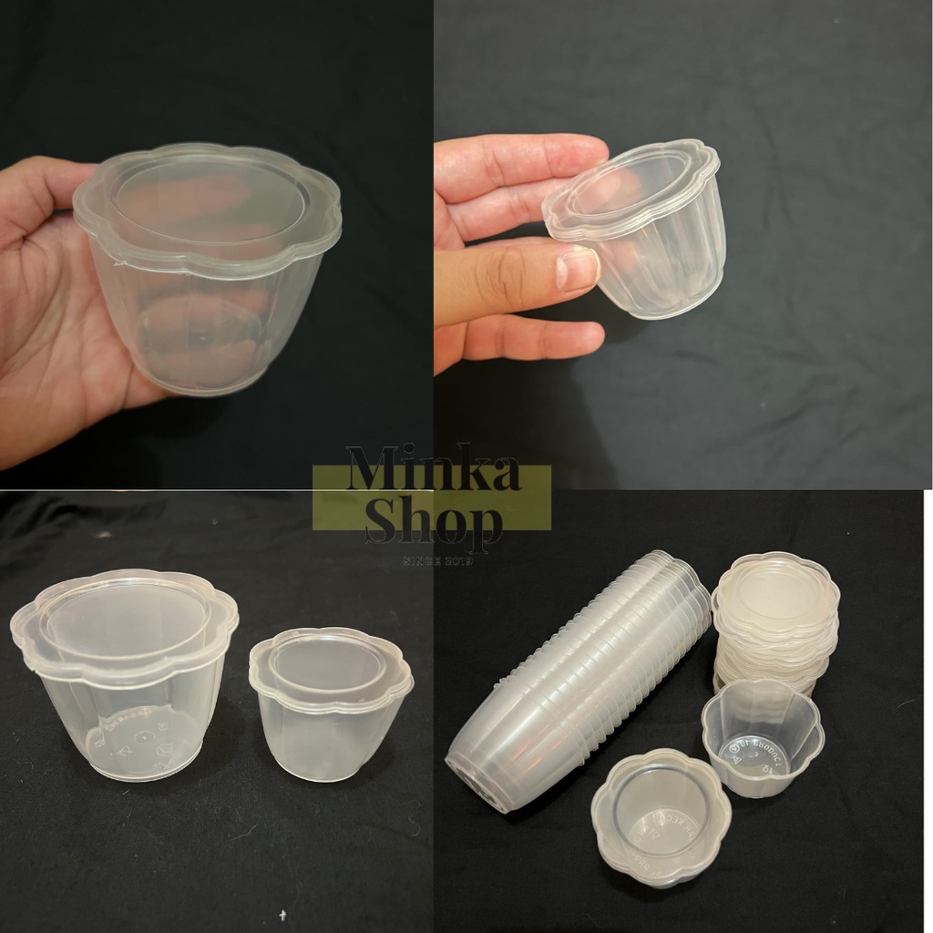 Premium (Mount) Cetakan Agar Puding Jelly Pelangi Tutup Cetakan Puding Bunga Tutup