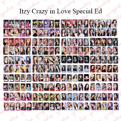 [READY / SET] ITZY SPECIAL EDITION CRAZY IN LOVE ISJI PHOTOBOOK PHOTOCARD FAN MADE UNOFFICIAL CIL YA