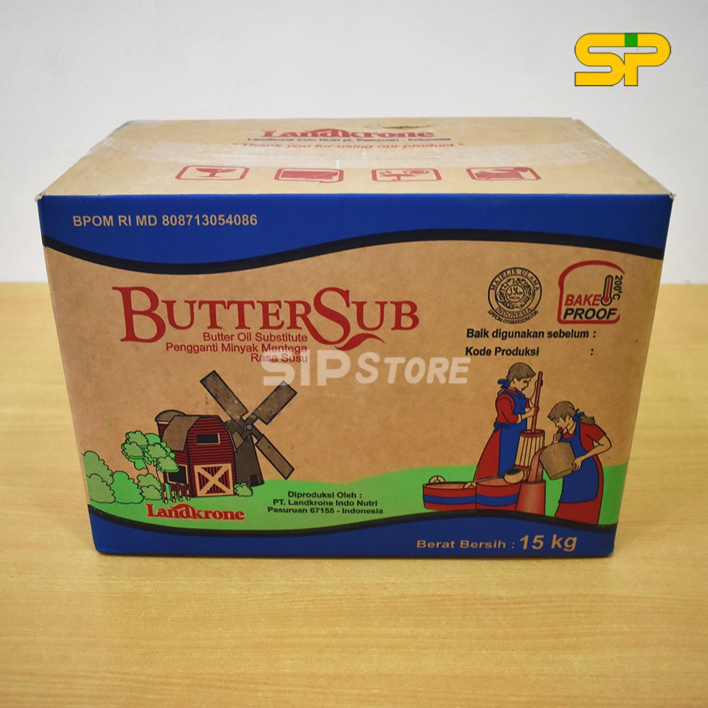 BOS Buttersub MILKY Mentega / ButterSub Rasa Susu / Butter Oil Subtitute 15kg