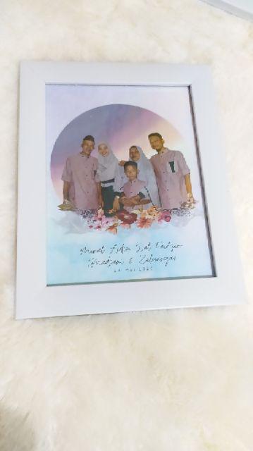 Kado Wisuda, Ulang Tahun, Pembicara, Anniversary Artwork Ilustrasi + Desain Foto+cetak+bingkai