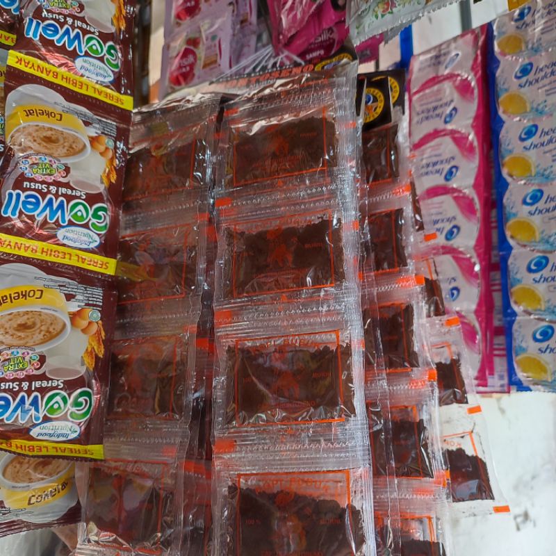 

Kopi Brontoseno sachet bening (renteng)