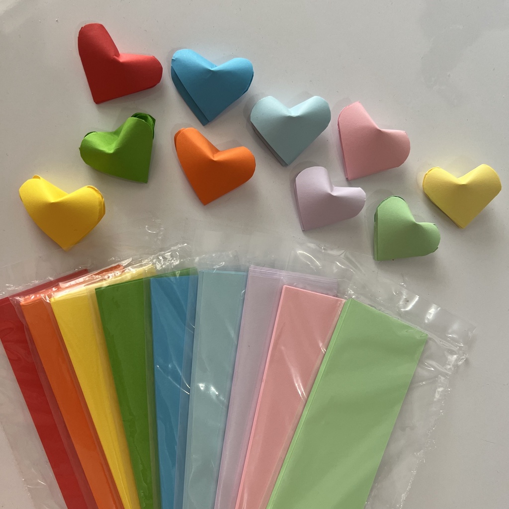 

Kertas Hati Origami Heart Paper Lipat Motif Warna Warni Varian Pastel Macaron Papercraft Craft Handcraft Kerajinan Prakarya Art Color Seni Kesenian Kertakes Perlengkapan Peralatan Stationery Tools Home Stuff Dekor Hiasan Shopping Arena Malang