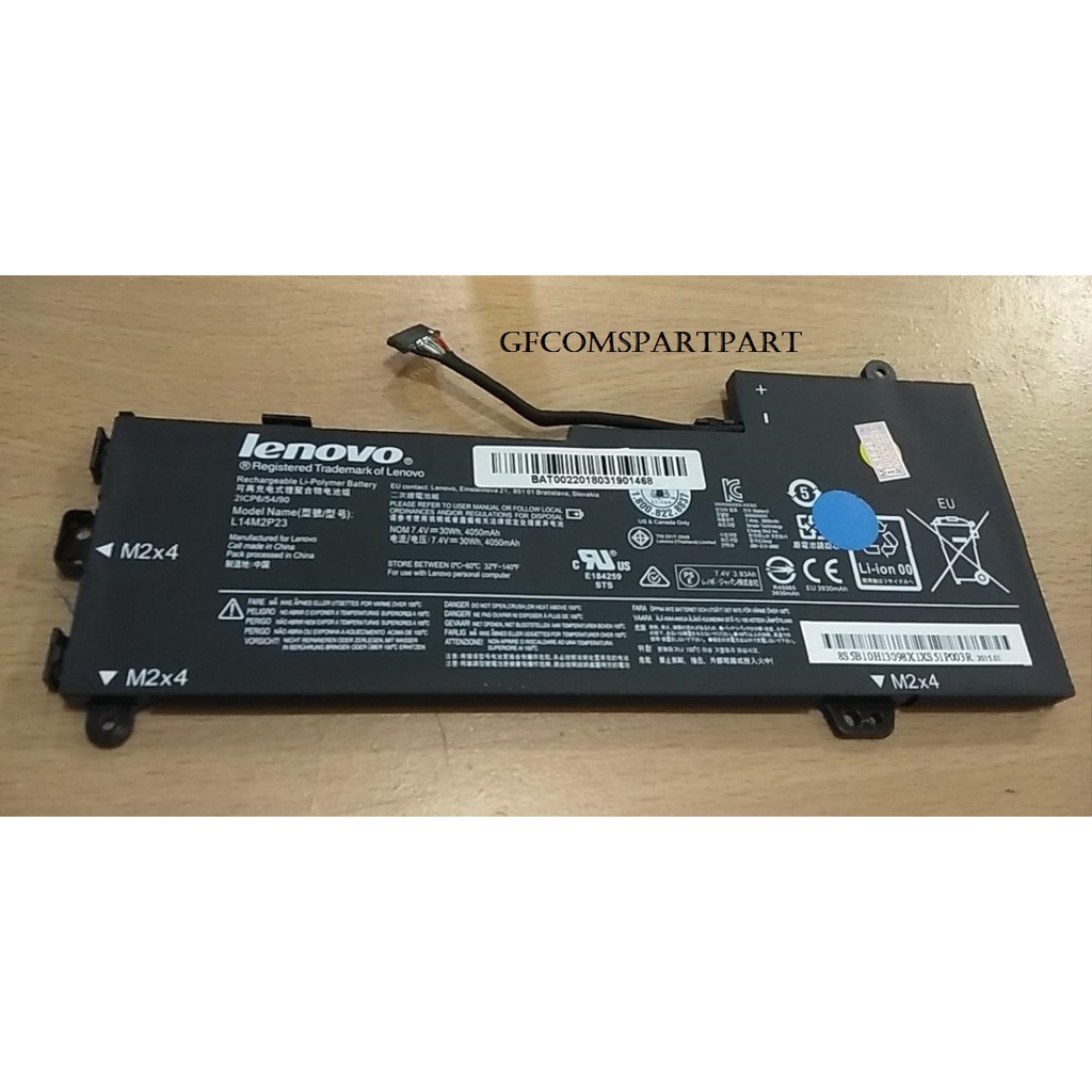 Baterai ORIGINAL Lenovo U30 E31 70 U31 70 100-14IBY L14M2P23 L14M2P24