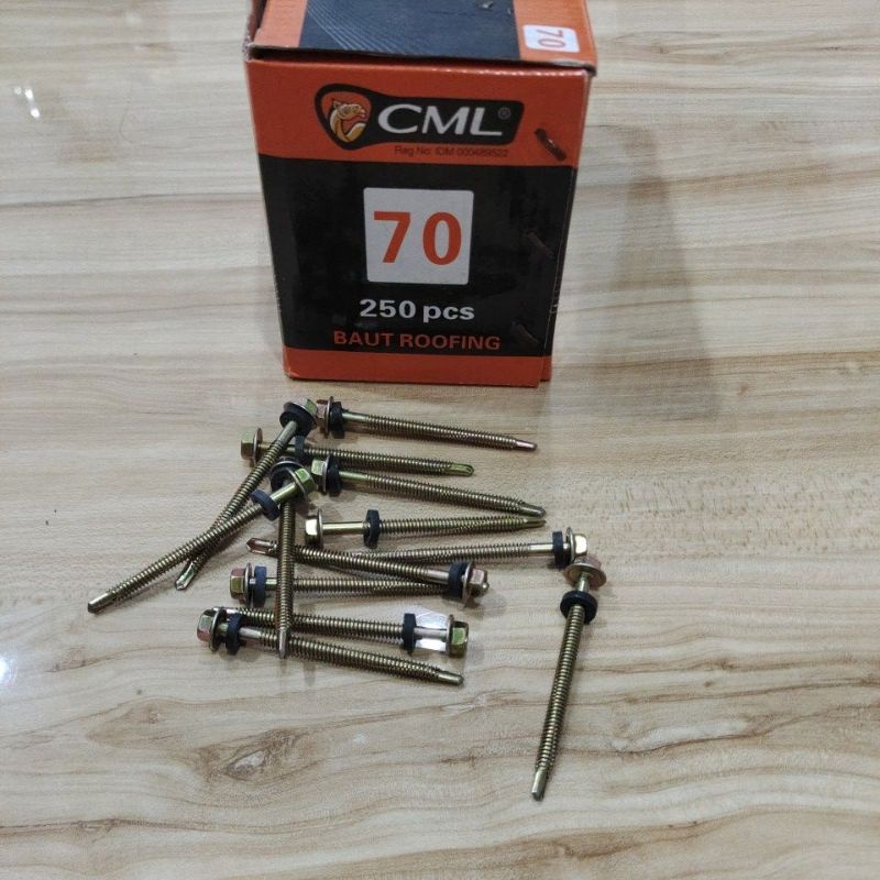 baut rooping 12x70 camel (100pcs) / baut rooping camel 12x70 (100pcs)