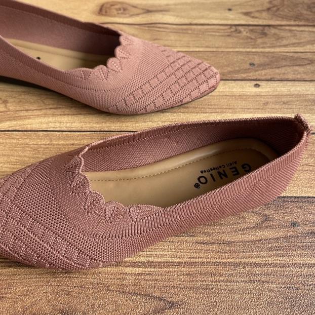 SEPATU FLAT RAJUT WANITA GENIO