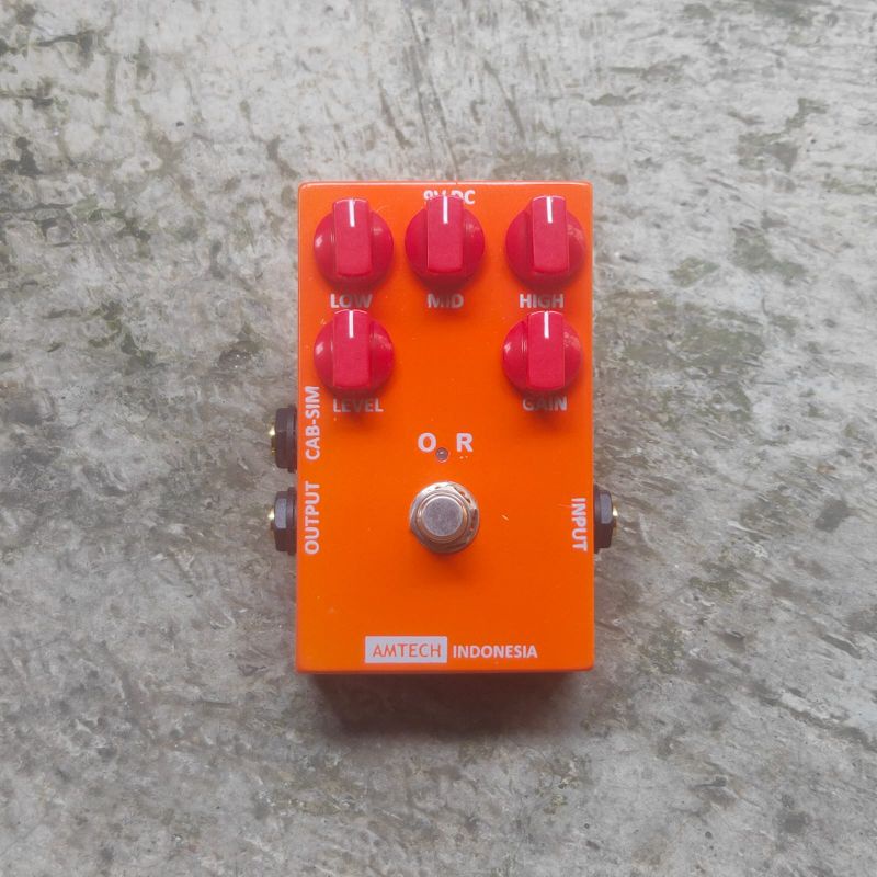 Preamp Gitar / Amp Simulator ORANGE by AMTECH Indonesia