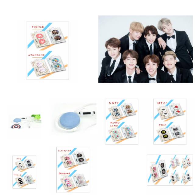 KPOP BTS EXO TWICE NCT127 Headset Stereo Headphone Sport Earphone