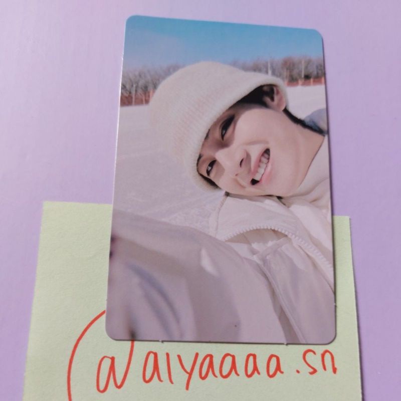 OFFICIAL PHOTOCARD PC V TAE TAEHYUNG WINTER PACKAGE WINPACK 2021