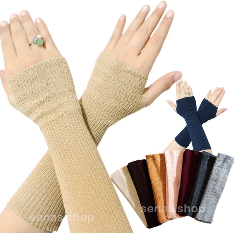 Handsock Rajut Jempol Premium | Manset Rajut | Manset Tangan | Handsock Rajut Pendek