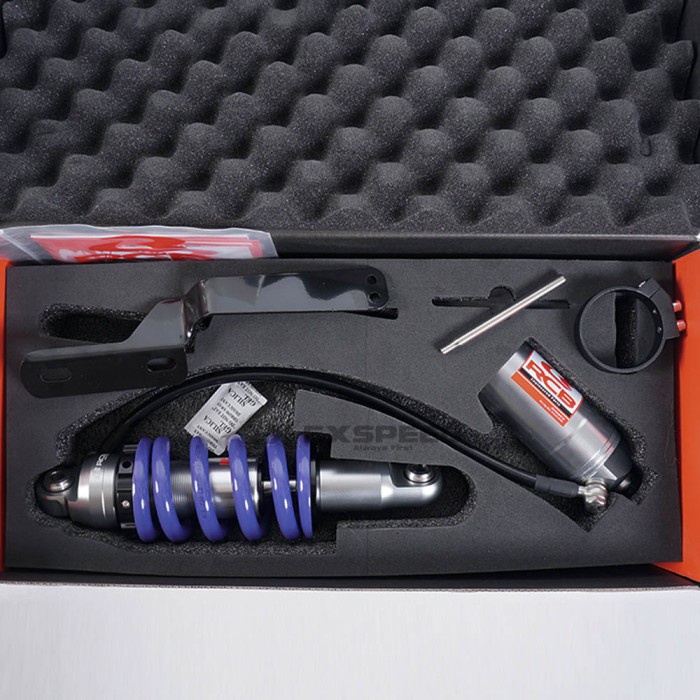 SHOCK DB2 RCB KAWASAKI NINJA RR/PURPLE/UNGU 260MM TABUNG PISAH