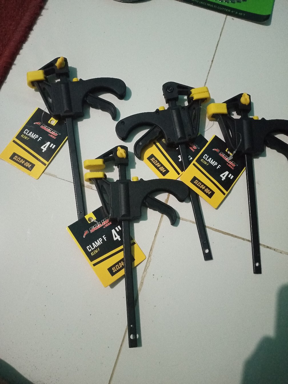 Solid F Clamp Klem Kayu F 4 - Diy Woodworking Alat Jepit Penjepit