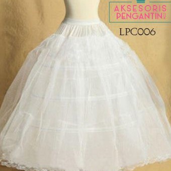 [SIAP KIRIM] ROK NGEMBANG PETTICOAT GRADE A 4 RING 2 LAYER PETIKUT PREMIUM LPC006