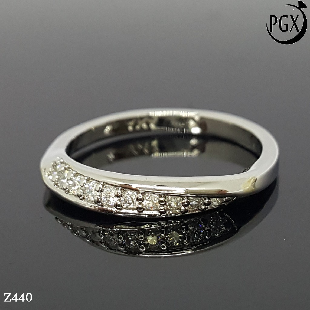 PGX Cincin Xuping Wanita Perhiasan Lapis Emas Aksesoris Fashion Premium - Z440