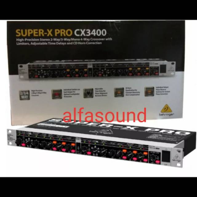 Behringer CX3400 - CX 3400 V2 Super X PRO Precision Frequency Crossover