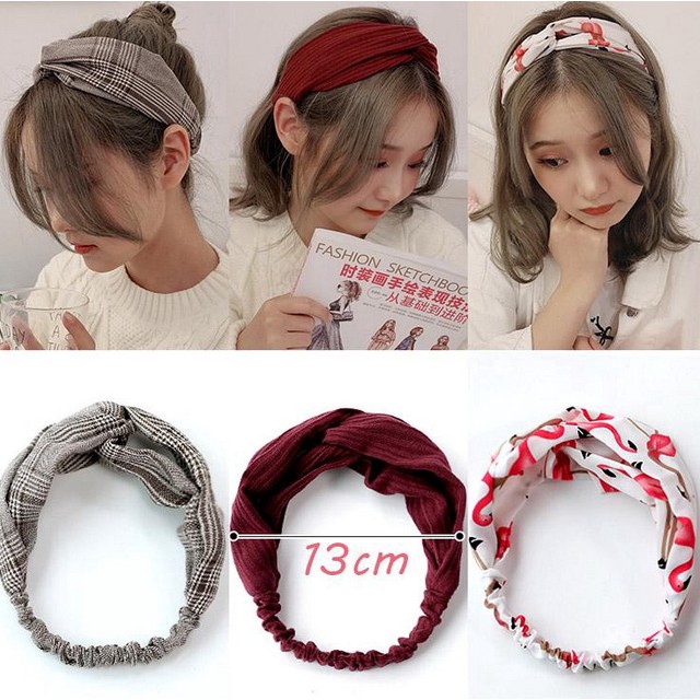 Pilih motif / Bandana KOREA Motif / Premium Bandana Simpul Twist