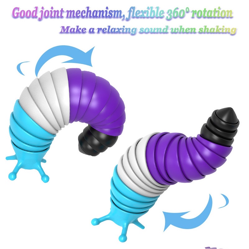 2022 Mainan Fidget Spinner 3D Flexible Penghilang Stress Untuk Anak