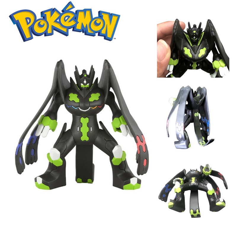 PVC Pokemon Model Rotatable Toys Shiny Rayquaza Zygarde Arceus Collection Dolls Figurines Gifts