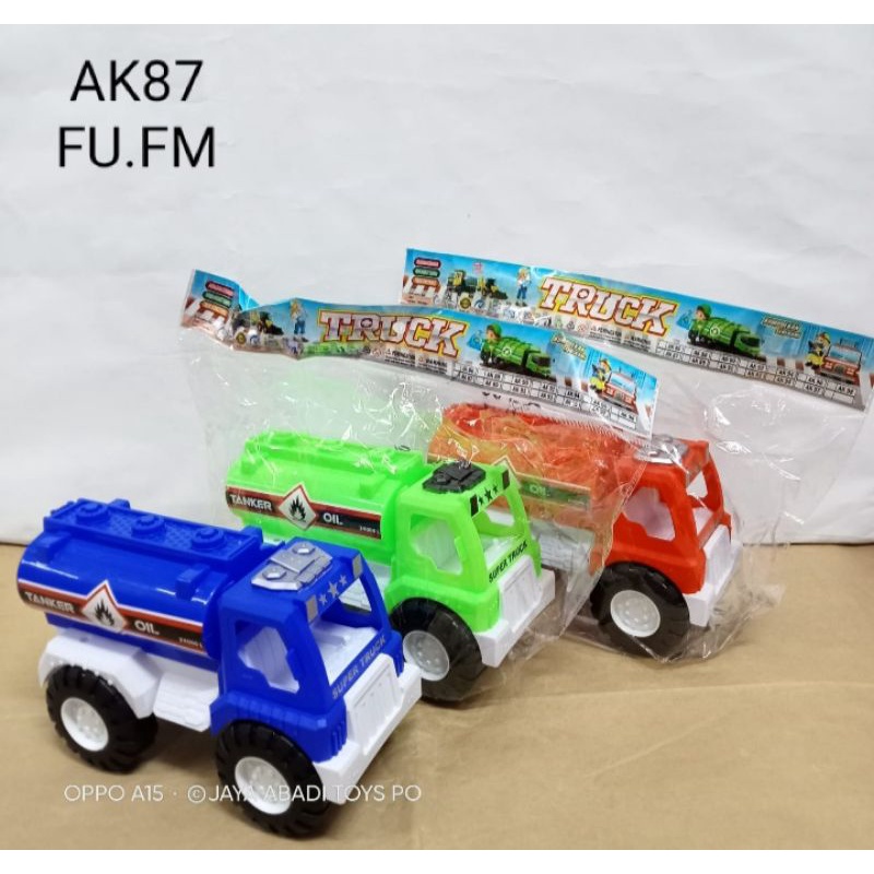 AK 87 - Mainan Truck Tangki Warna Ukuran 25cm AK87