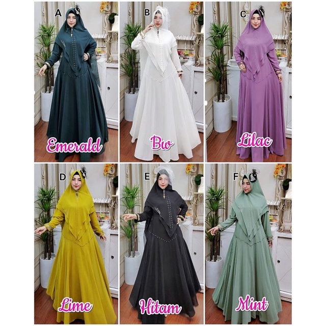 Maxy syar’i Aurora By Irna gallery / SYAHIDAH SYARI PART 2 BY ZHIRA (PO 28 SEPTEMBER)