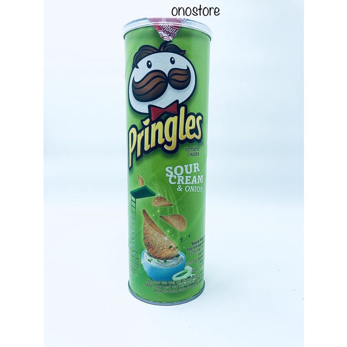 

504Oekh Pringles Potato Crispy 107 Gram / 107 G / 107 - Sour Cream 6J4727iyfi