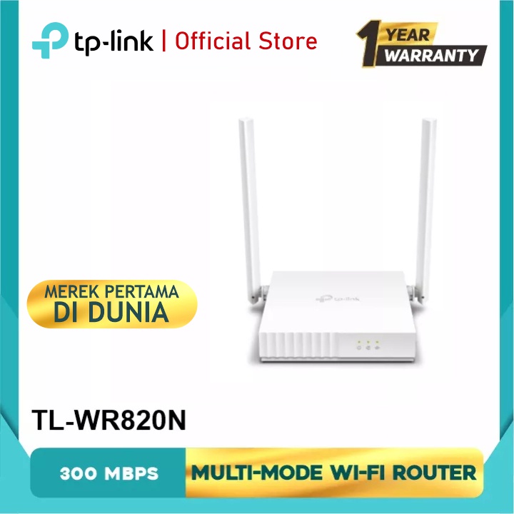 TP-LINK TL-WR820N 300Mbps Wireless N Speed Router Garansi Asli