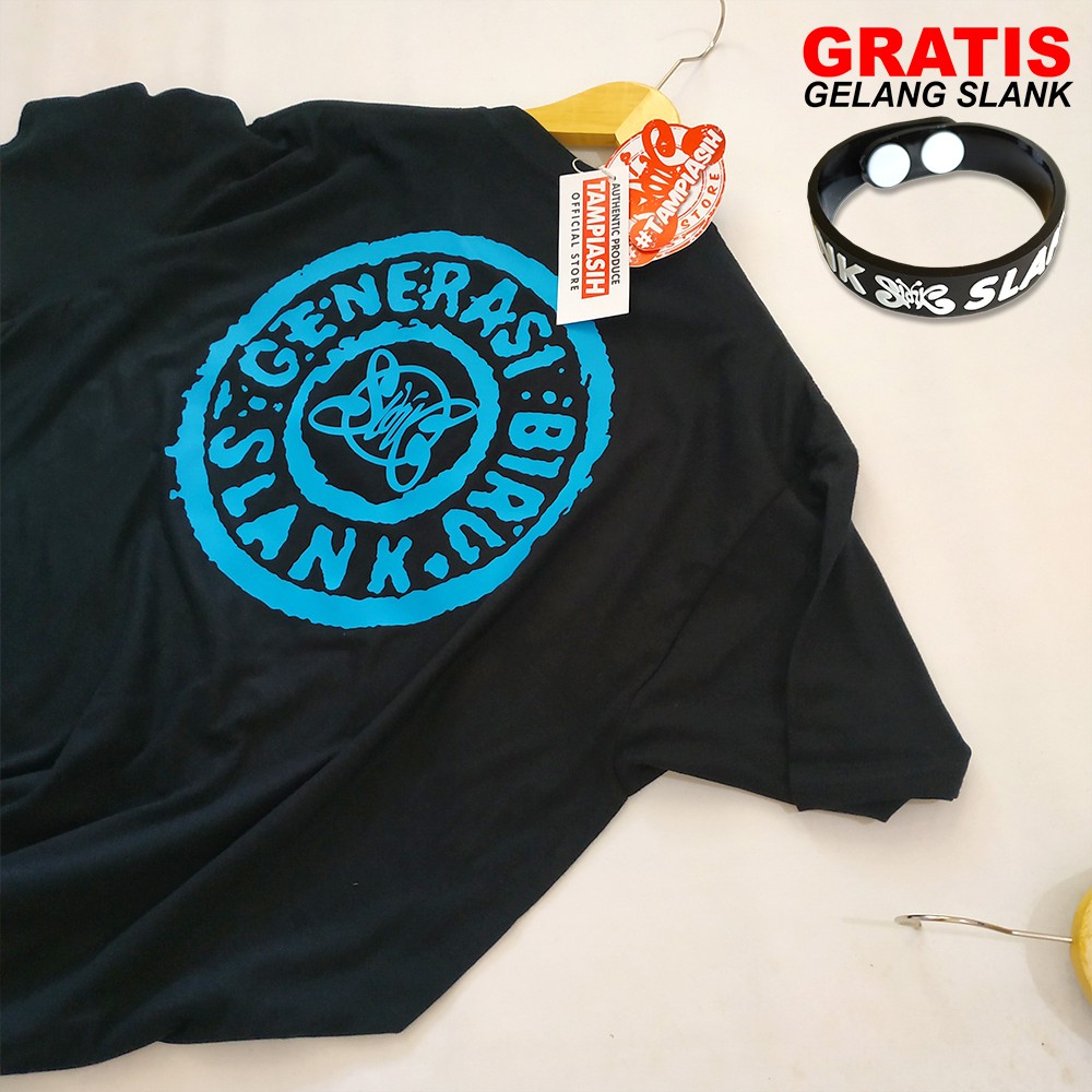GENERASI BIRU - LENGAN PENDEK - ORIGINAL MADE IN SLANKERS - BAJU SLANK - KAOS SLANK - TAMPIASIH STOR