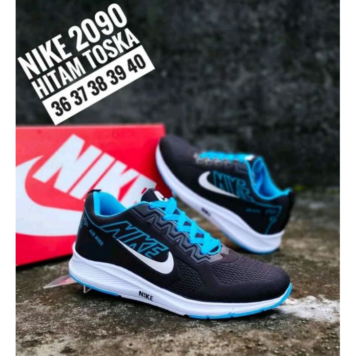 Sepatu sport cewek/Sepatu senam wanita-Hitam tosca