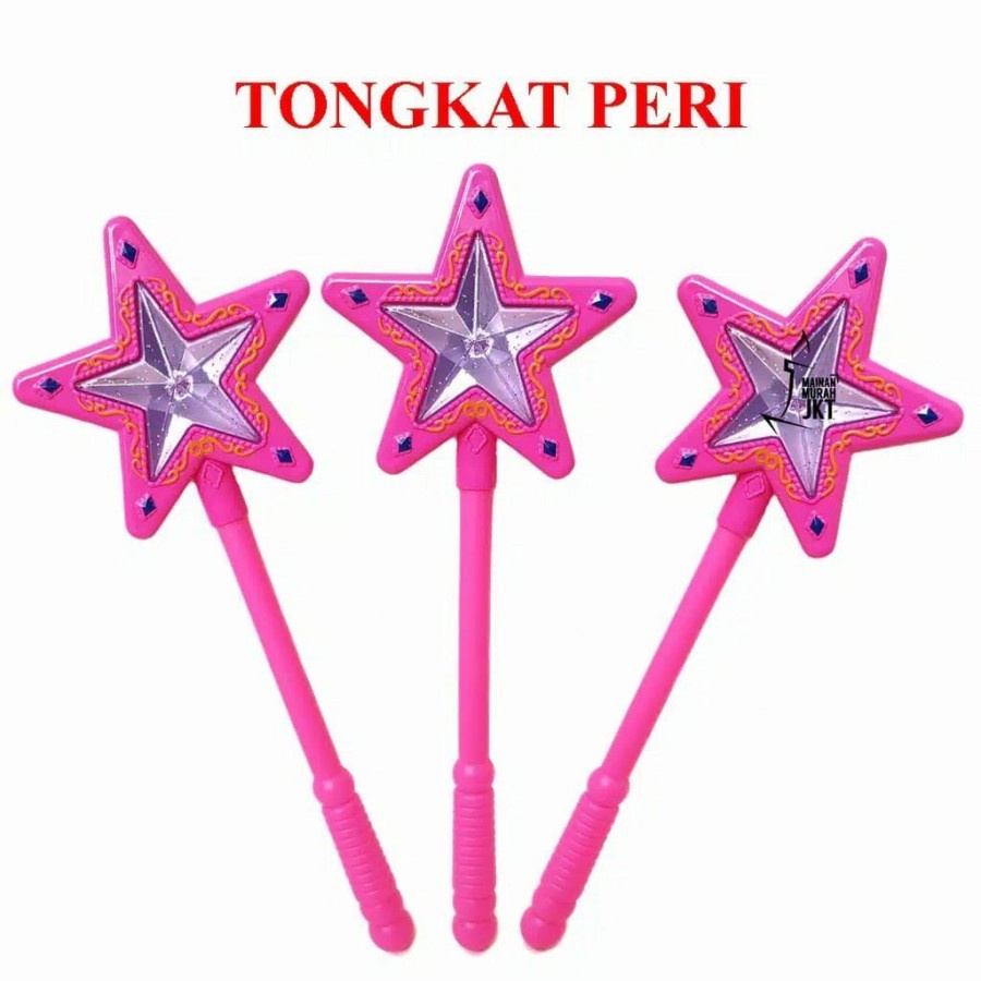 MAINAN ANAK SIHIR MAGICAL TONGKAT PERI WAND LAMPU NO.0709 - Mainan Anak perempuan Tongkat peri Sihir Permainan seru 4 5 6 Tahun