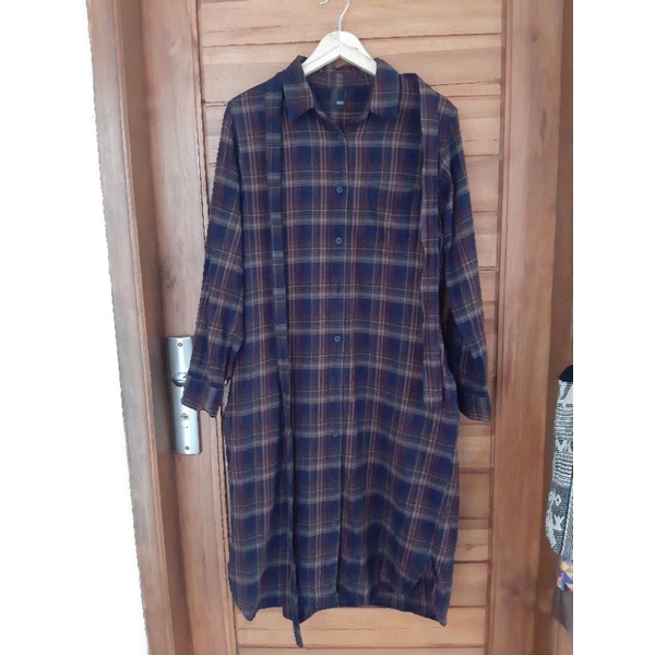 uniqlo flanel dress