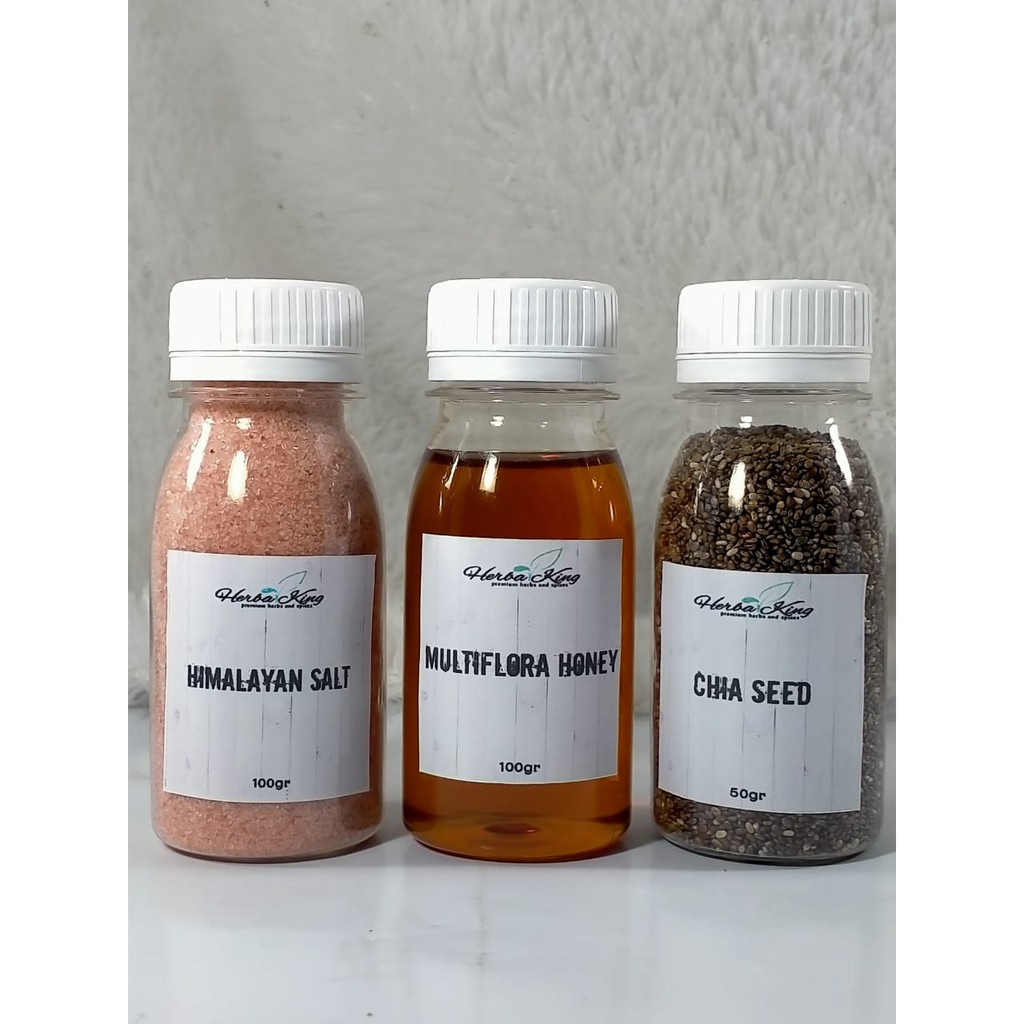 

PAKET CHIA SEED MEXICO, GARAM HIMALAYA JSR, MADU MURNI SUPER FOOD MULTIFORA