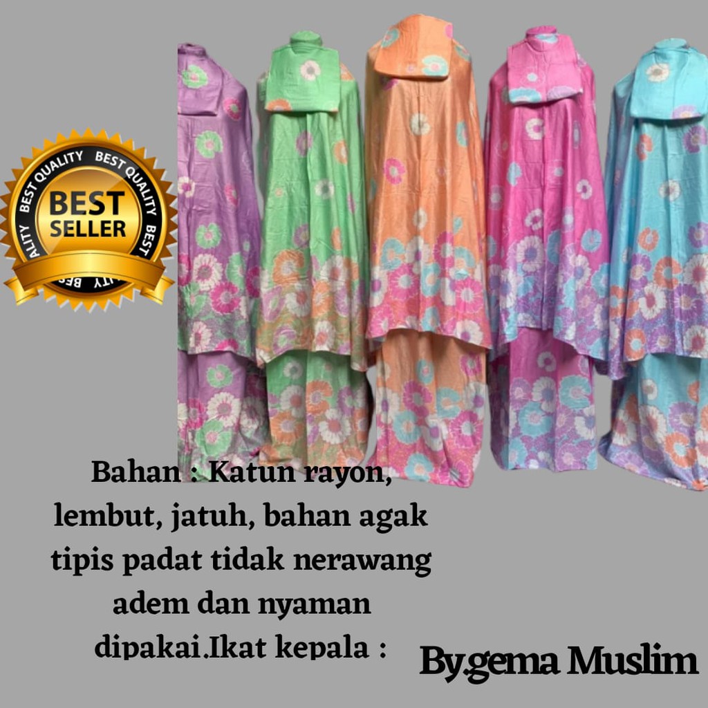 Mukena Bali katun rayon 017