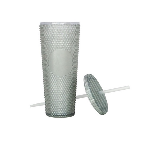 Tumbler Starbucks Official Glitter Emboss Space Grey MURAH 24 OZ / Tumbler OFFICIAL STARBUCKS + PIPET ORIGINAL From STARBUCKS / Botol Starbucks Glitter ABU&quot; 24 OZ MURAH