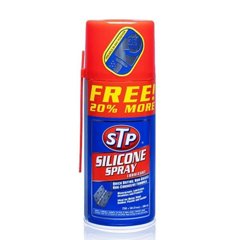STP Silicone Spray Lubricant Pelumas Anti Karat Mobil Power Window 300ml