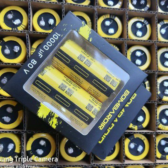 CAPASITOR ELKO ELCO 10000uf 80V BGR ORIGINAL HARGA 1PCS