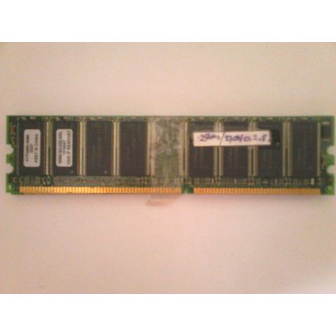 Ram ddr1, 256mb, pc-2700, 333mhz, cl2,5