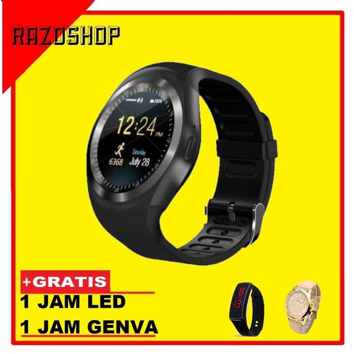 Jam Tangan Pria Cognos Y1/Smart Watch GSM/Jam Tangan Pria Digital