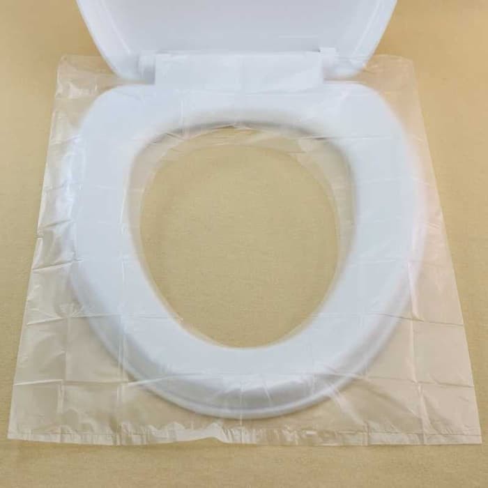 Alas Duduk Toilet Cover Travel Disposable Toilet Seat Covers Closet 1P Image 3