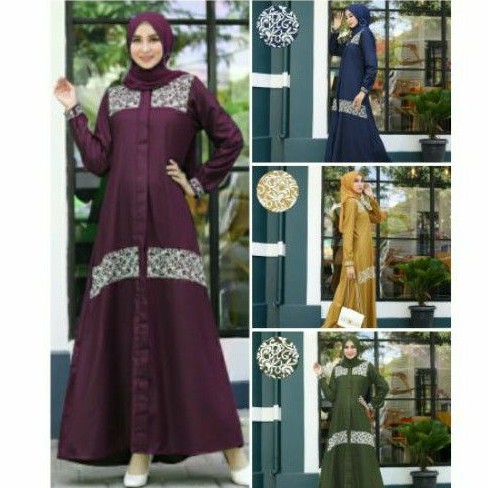 GAMIS Katun GamisToyobo Gamis Katun Premium Gamis Bordir