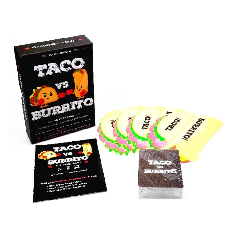 Board Game Taco VS Burrito Boardgame Permainan Kartu - BGTB001