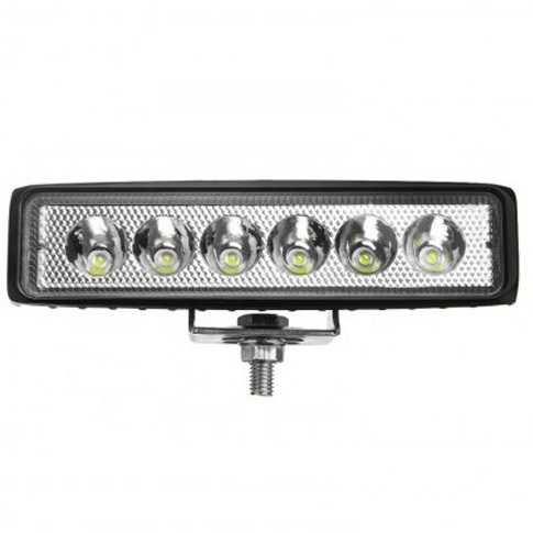 Lampu Tembak Mobil 6 LED Spot Lightbar Car ATV SUV 4WD 18W - LW18