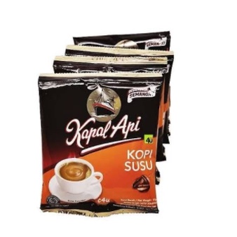 

Kopi kapal api susu 1 renceng 10 sachet