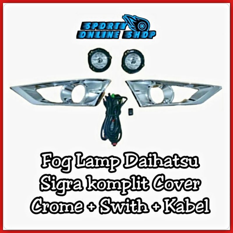 Fog Lamp Sigra Daihatsu Komplit